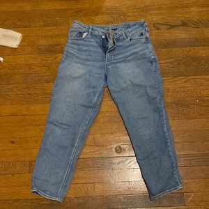 American Eagle highest rise mom jeans